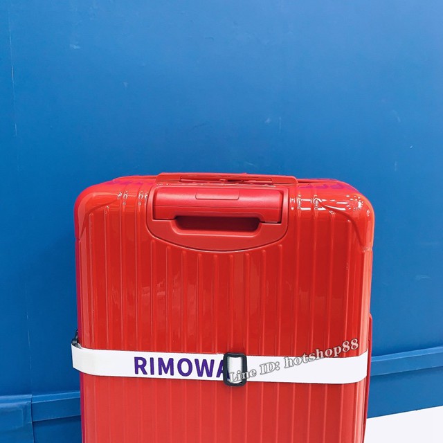 RIMOWA行李箱PC拉鏈箱 易烊千璽同款行李箱 essential trunk plus系列全新色彩系列男女款拉杆箱 gdx1132